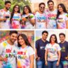 customized holi t shirt for men & women – premium color splash print